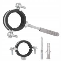 obejma metalowa z gumą do rur 5/4" 38-43mm