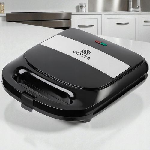 Czarny Toster Opiekacz Do Kanapek XXL 4 Kanapki 1400W Tosty Sandwich na Arena.pl