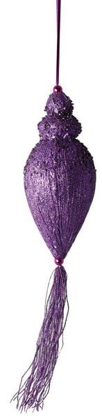 Bombka wisząca fioletowa zdjęcie 1