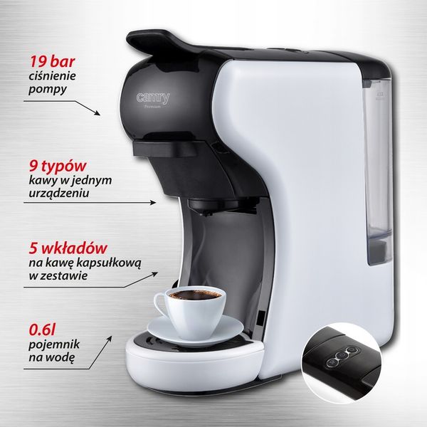 EKSPRES DO KAWY NA KAPSUŁKI DO DOLCE GUSTO 19 BAR zdjęcie 9