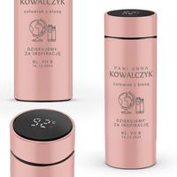 Prezent dla Nauczyciela Wychowawcy Kubek Termiczny z Grawerem Termos LCD