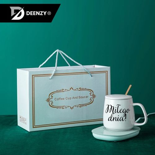 PODGRZEWACZ DO KUBKA KAWY HERBATY ZESTAW 5w1 Kubek z Podgrzewaczem + na Arena.pl