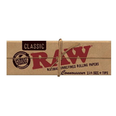 bibułki raw classic connoisseur 1 1/4 + filtry