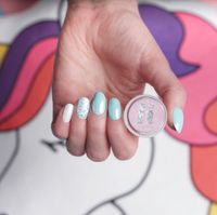 Hi Hybrid Glam Pyłek na paznokcie #511 Silver Dust   0.6g