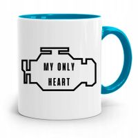 Kubek Błękitny Mechanika My Only Heart Z Nadrukiem Ze Zdjęciem