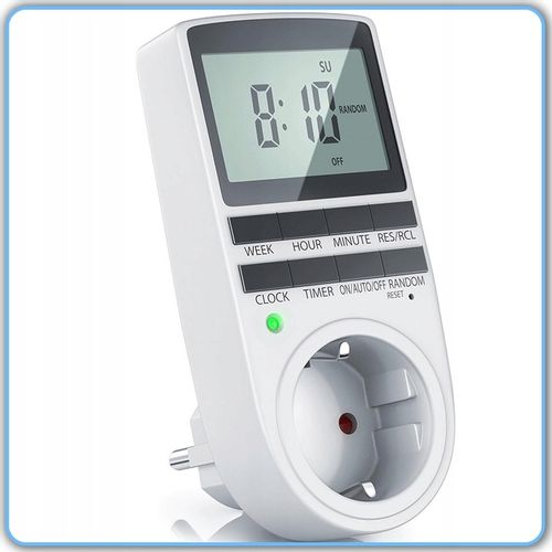 PROGRAMATOR CZASOWY TIMER WŁĄCZNIK WYŁĄCZNIK PRĄDU ENERGOOSZCZĘDNY CYFROWY na Arena.pl