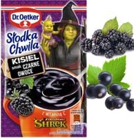 Dr.Oetker Shrek KISIEL smak CZARNE OWOCE z dodatkiem wit. C 30g