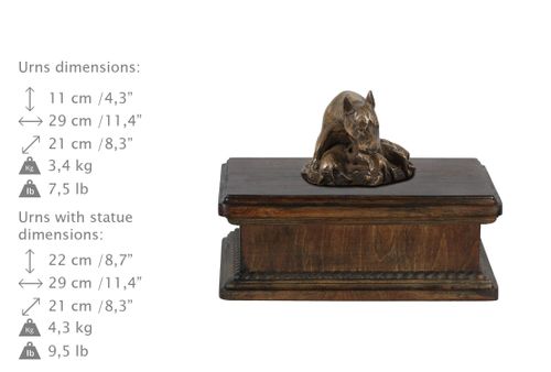 Bulterier mama - eksluzywna urna na Arena.pl