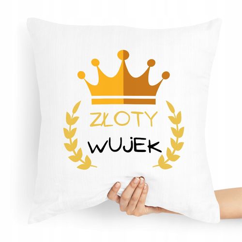 Poduszka Dla Wujka Złoty Wujek Prezent Z Nadrukiem Ze Zdjęciem Z Nadrukiem na Arena.pl