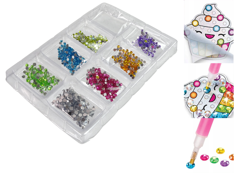 Haft Diamentowy Zestaw Kreatywny Naklejki Wyklejanie Diamentów zdjęcie 3