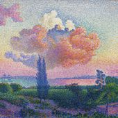 Plakat 80x80cm The Pink Cloud, Henri-Edmond Cross Vintage do Salonu