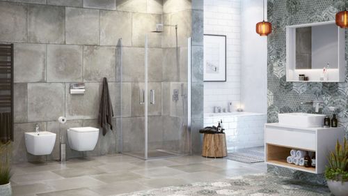 Ness miska WC 50 cm wisząca bezrantowa z deską wolnoopadającą, biały połysk na Arena.pl