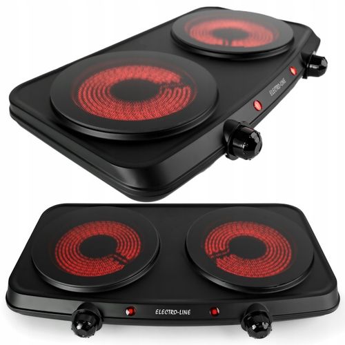 KUCHENKA ELEKTRYCZNA CERAMICZNA ELECTROLINE 2500W na Arena.pl