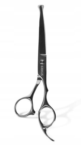 Profesjonalne Nożyczki do Strzyżenia Psów Kotów Czarne Zestaw Etui Grzebień na Arena.pl