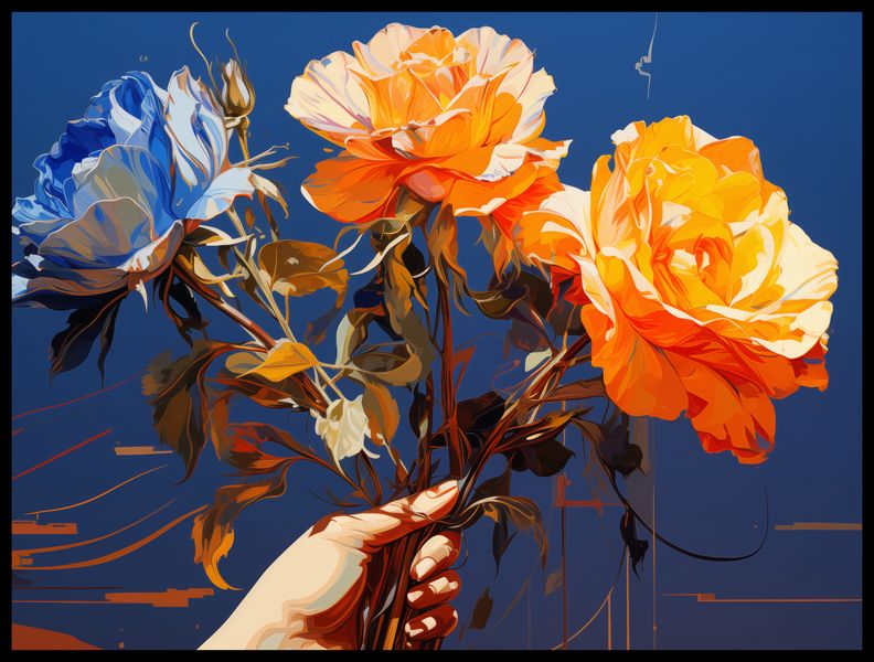 Plakat 80x60cm Żywy Uścisk zdjęcie 2