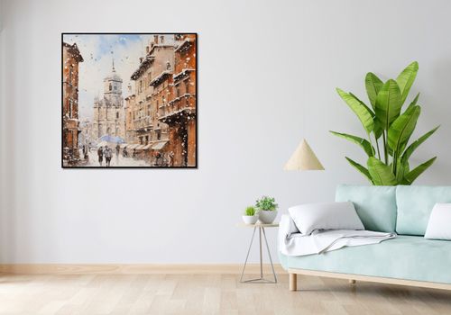 Plakat 100x100cm Urok Starych Miast na Arena.pl