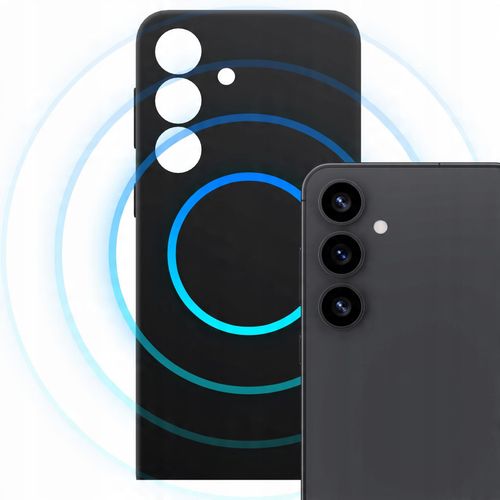 Czarne etui z MagSafe na tył do Samsung Galaxy S24 - 3mk HARDY MagSilicone na Arena.pl