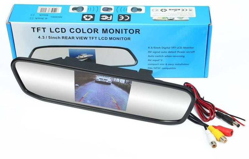 Monitor samochodowy lusterko LCD 4,3" zdjęcie 2