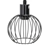 Żelazna lampa wisząca Aigostar na żarówkę E27 o industrialnym stylu