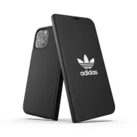 Etui Adidas OR Booklet Case BASIC na iPhone 12 Pro Max - czarno-białe