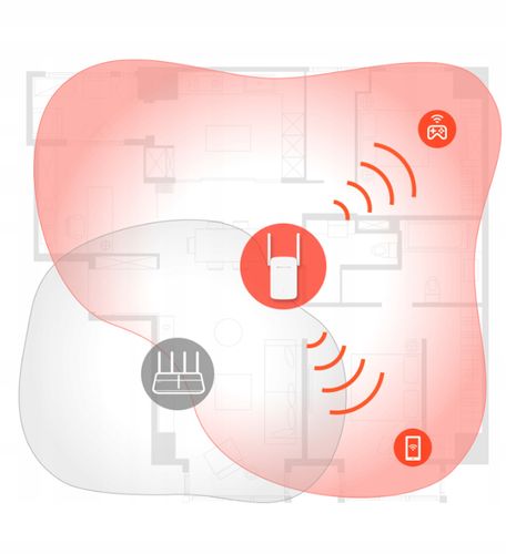 Access Point Mercusys ME30 (802.11b/g/n/ac 1200Mb/s) plug repeater na Arena.pl