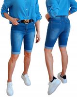 Spodenki SZORTY Jeansowe Plus Size (40 - 50) Przecierane r. 48 / 4XL