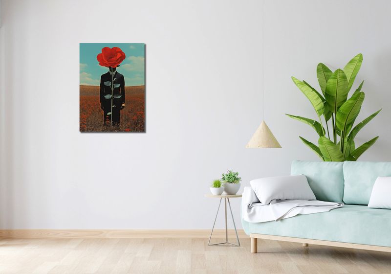 Obraz 50x70cm Obserwator zza Maku zdjęcie 2