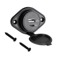 Ładowarka samochodowa USB+USB typu C z funckją Quick Charge i Power