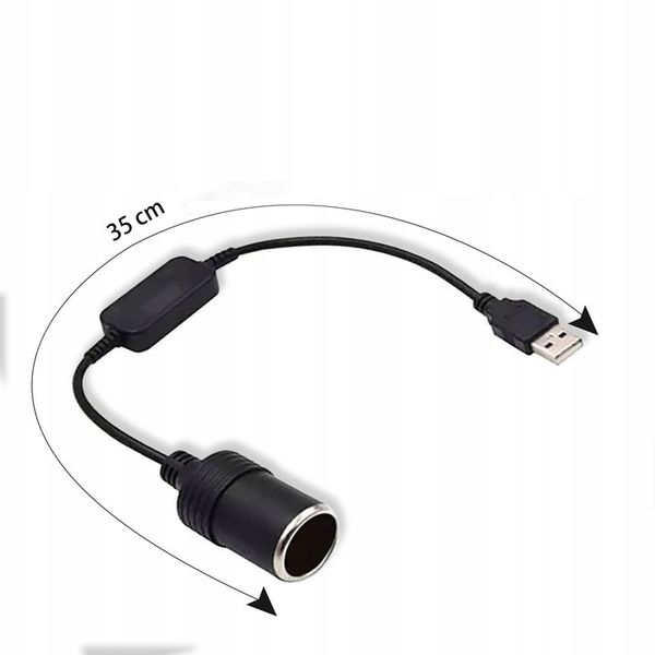 UADAPTER AUTO KONWERTER USB GNIAZDO ZAPALNICZKI zdjęcie 7