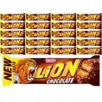 Lion z karmelem i płatkami pszennymi oblany mleczną czekoladą 42 g x 20