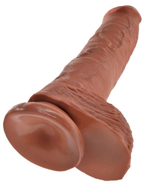 King Cock 10 Inch Balls Tan zdjęcie 6