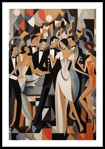 Plakat 40x60cm Bal w Art Deco na Arena.pl