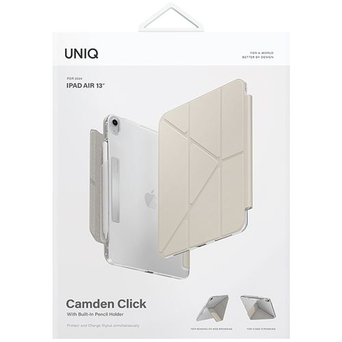 UNIQ etui Camden Click iPad Air 13"      (2024/2025) beżowy/ivory na Arena.pl