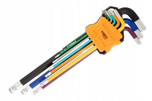 NEO TOOLS Długie Kolorowe Klucze IMBUSOWE I TORX 18 szt. IMBUSY na Arena.pl