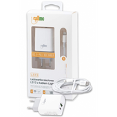 Callme Ładowarka Ls13 2 Usb 18w Pd+qc 3.0 Biała Z Kablem Lightning