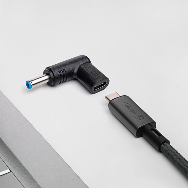 Przejściówka do laptopa USB-C / 4.5 x 3.0 mm + pin zdjęcie 2
