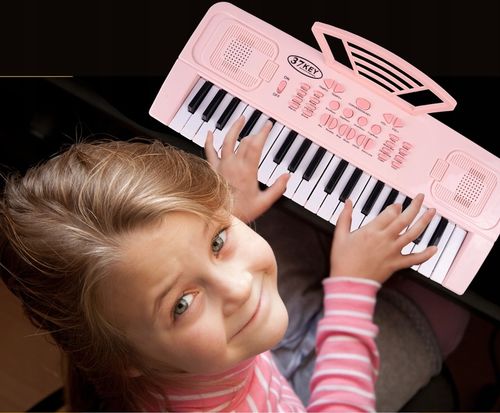 ORGANY PIANINO ELEKTRONICZNE MIKROFON 37 KLAWISZY DEMO KEYBOARD DLA DZIECI na Arena.pl