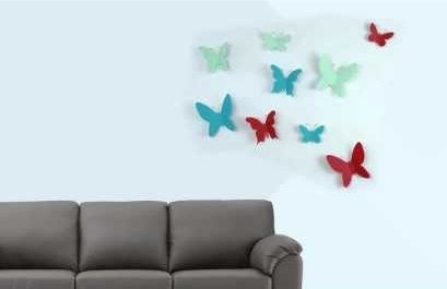 Dekoracja Ścienna, Kolorowa, Mariposa na Arena.pl