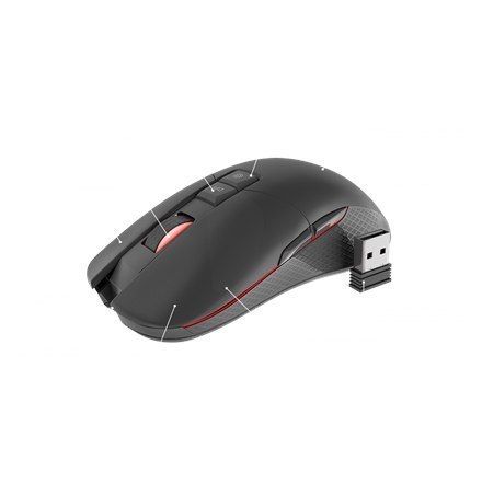Genesis ZIRCON 330 Wireless, Gaming Mouse, Black na Arena.pl