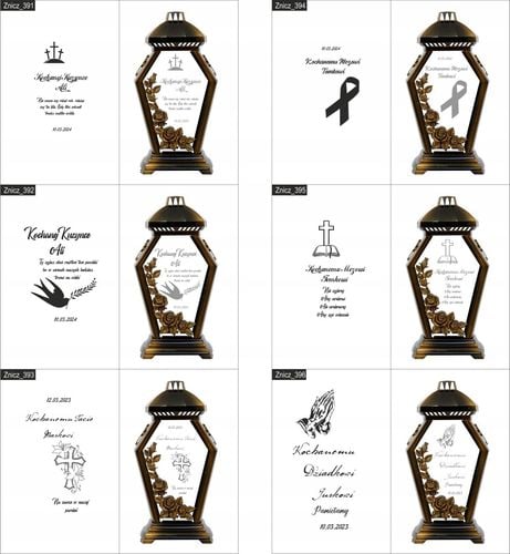 ZNICZ kapliczka Kochanej Mamie grawer z imieniem na Arena.pl