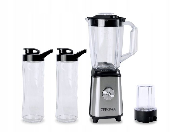 Blender kielichowy Zeegma 4w1 Bidon Młynek Mikser zdjęcie 8