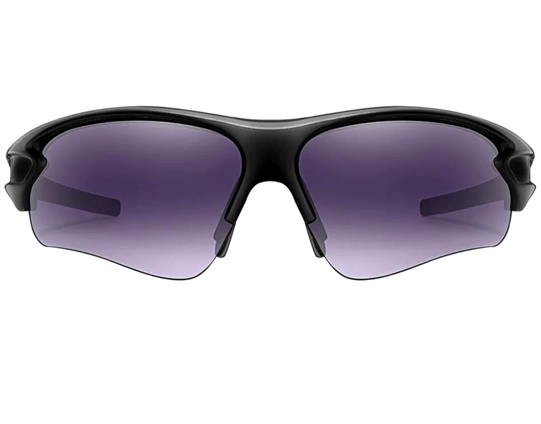 Czarne okulary rowerowe męskie sportowe polaryzacyjne zdjęcie 3