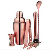 Shaker Do Koktajli 550 ml - Wino -  Martini  - Shaker Mixer (Miedz)