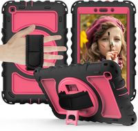 Etui do Samsung Galaxy Tab A 8.4” z Podstawką Paskiem na Ramię Różowe