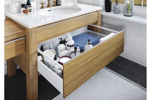 SZUFLADA GTV AXIS PRO 500B1 ŚREDNIA L500 H116 BIAŁA CICHY DOMYK WYSUW na Arena.pl