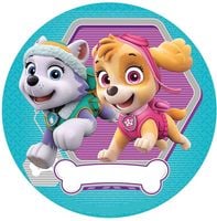 Opłatek na tort PAW Psi Patrol Pies Pieski Marshall Rubble Rocky Skye Zuma