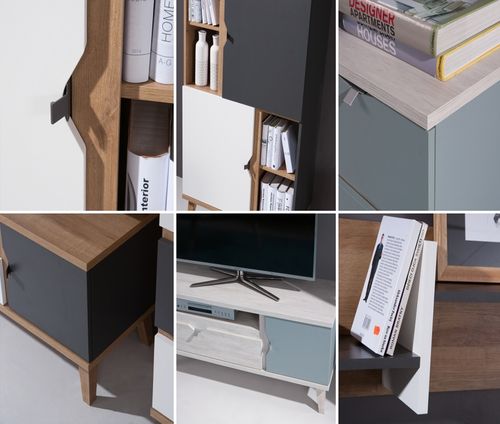 Meble MEMONE Szafa 90 MSZ2D1SZ na Arena.pl