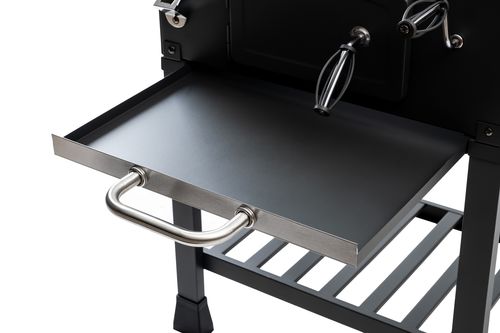 Grill ogrodowy węglowy ruszt żeliwny wózek Carbo - Angul II PREMIUM. na Arena.pl