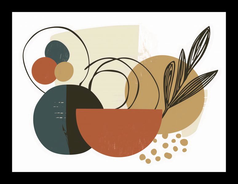 Plakat 20x15cm Kolaż Roślin zdjęcie 2