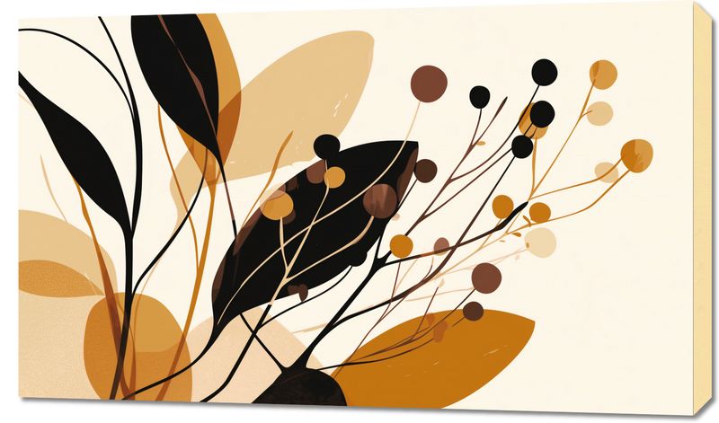 Obraz 100x60cm Jesienne Sylwety zdjęcie 1
